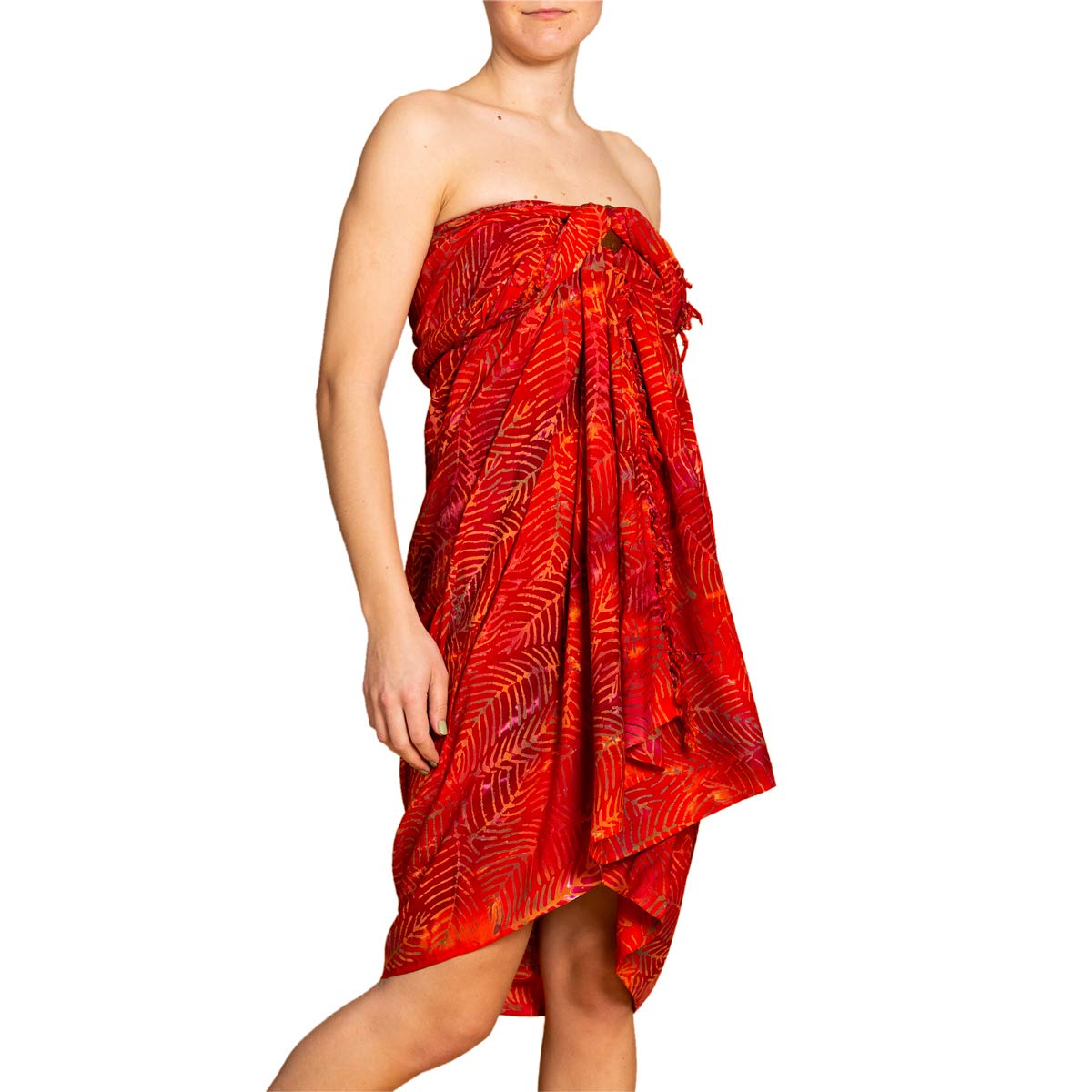 PANASIAM Sarong B403 palm orange, L