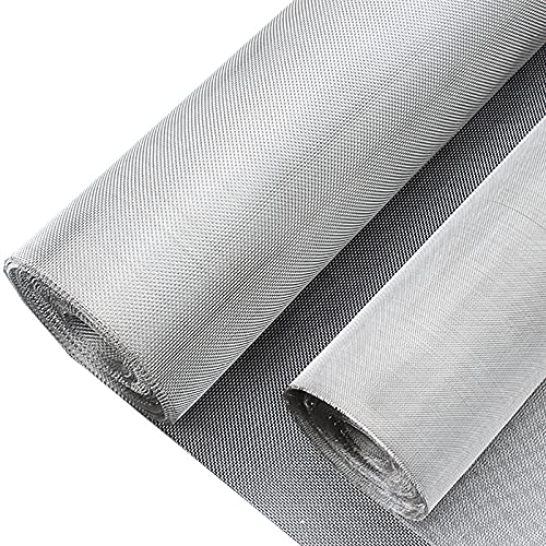 QQXY Rete Metallica per Recinzioni,Zanzariera,Rete Acciaio Inox,Rete Metallica,Molto Adatta Griglia di Ventilazione per Mattoni d'Aria Rete dello Schermo (Color : 80mesh, Size : 1x2m)