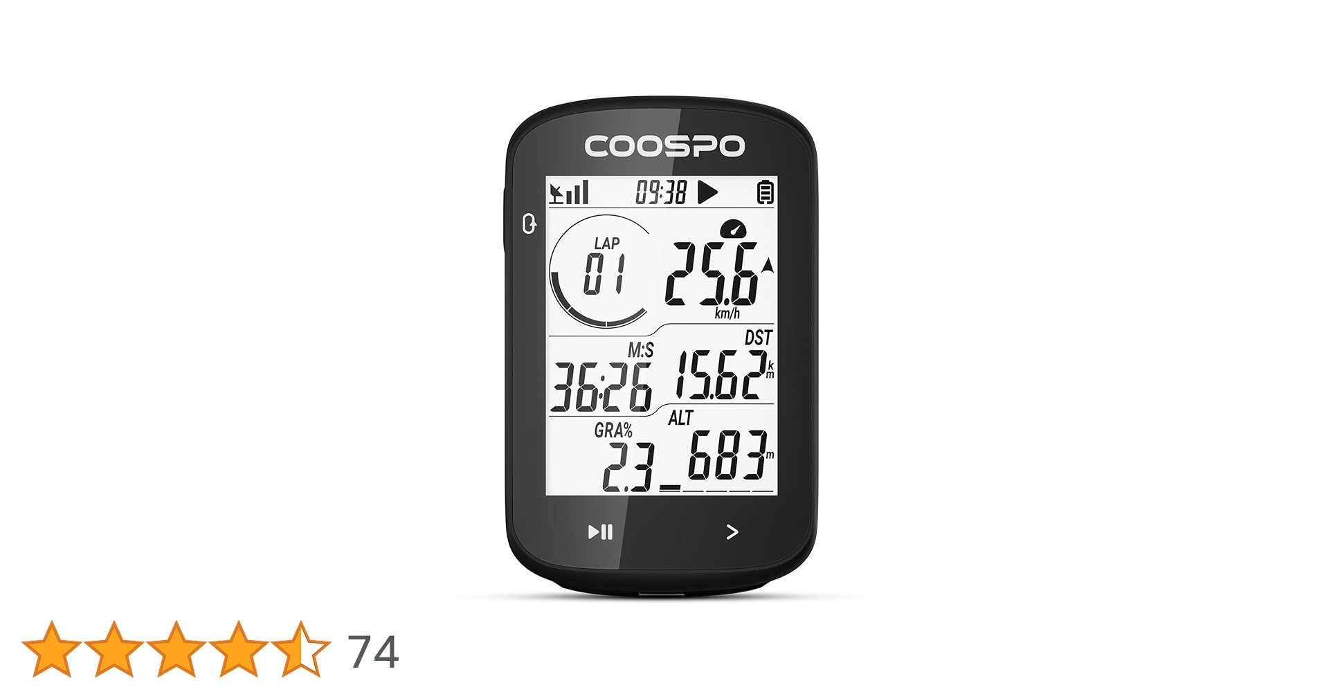 COOSPO CS600 サイクルコンピュータ GPS サイコン Amazon | COOSPO CS600 サイクルコンピュータ GPS サイコン 2.4