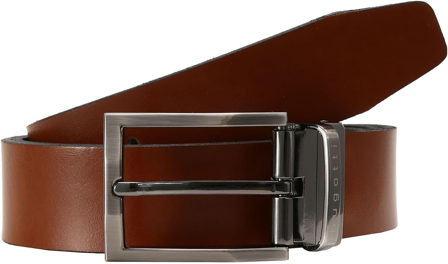 bugatti Mens Leather Belt
