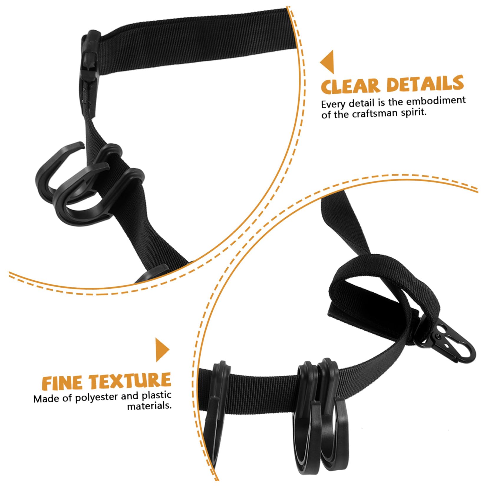 balacoo Tree Stand Accessories Plastic Hooks for Hunting Tree Stand Strap Hangers