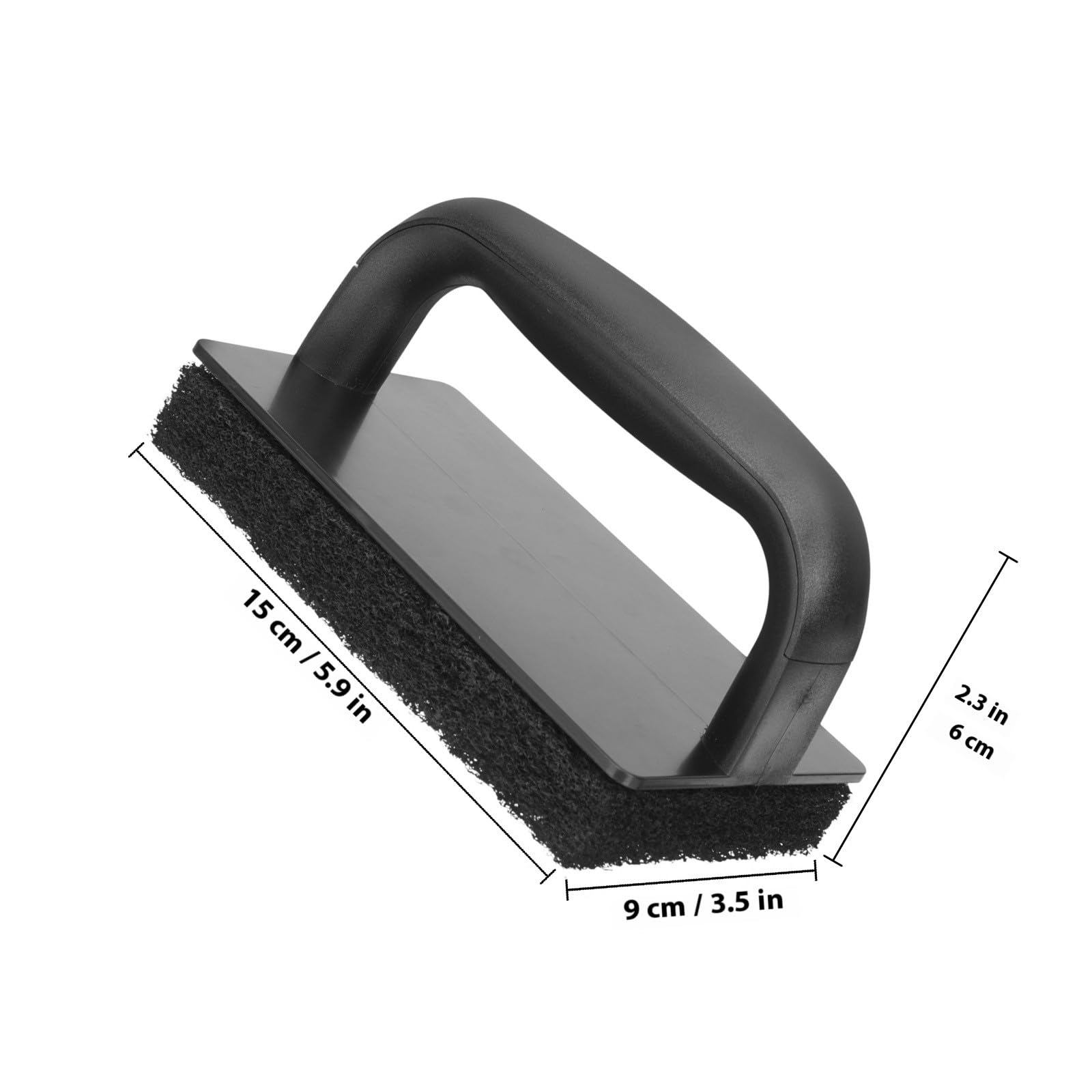 Set de Brosses Cuisine Noires PP pour Nettoyage Barbecue et Plancha