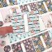 45 Wildflower Poly Weatherproof Labels + 45 Round Stickers - for Essential Oil Aromatherapy Bottle or Lip Balm Labels by Rivertree Life