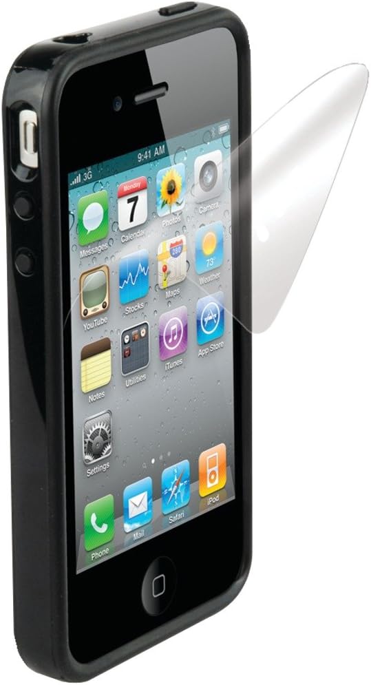 Scosche IP4EBKV Polycarbonate & rubber edge case for iPhone 4 (Black / Black)