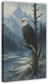 ghNDJdk The Frostland King Canvas Posters Wall Art Bedroom Office Room Decor Gift StyleFrame 12x18inch
