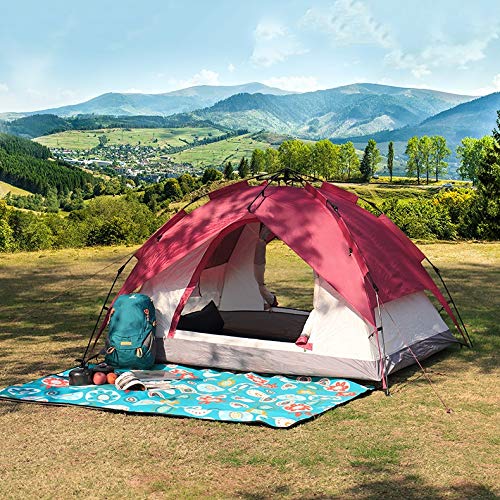 Carpa automática para camping 1 persona impermeable miniatura 3