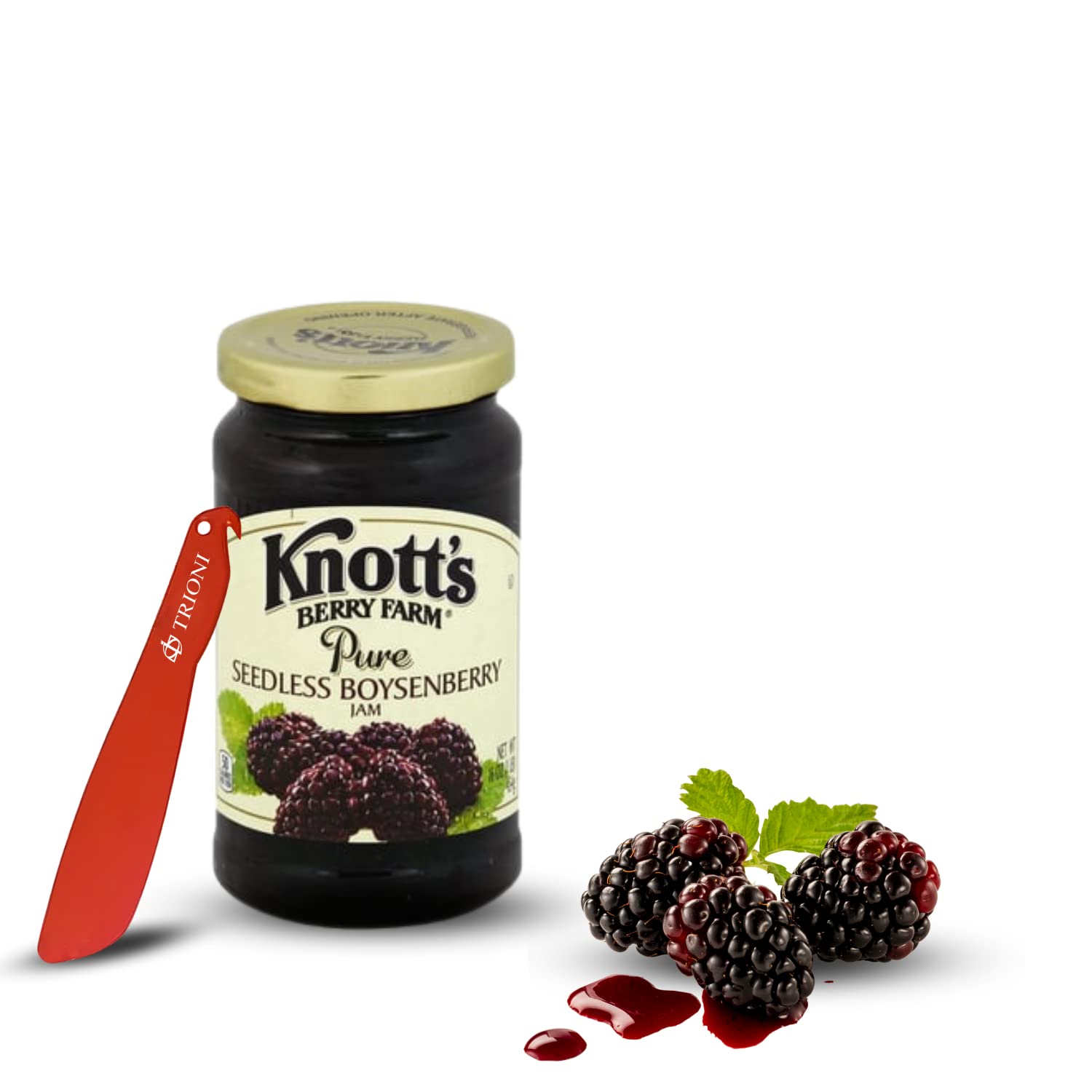Knott's Berry Farm Boysenberry Jam Seedless, Bundle