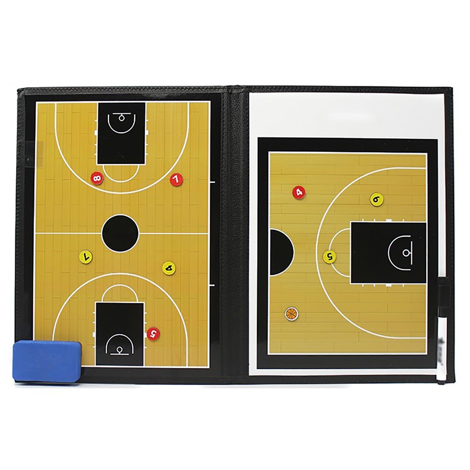 Pizarra de Baloncesto Borrable en Seco, Pizarra Táctica de Baloncesto