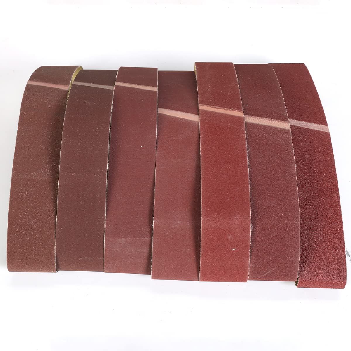 Schleifband-Set 50x686mm - Körnung 120-1000 Für Holz & Metall