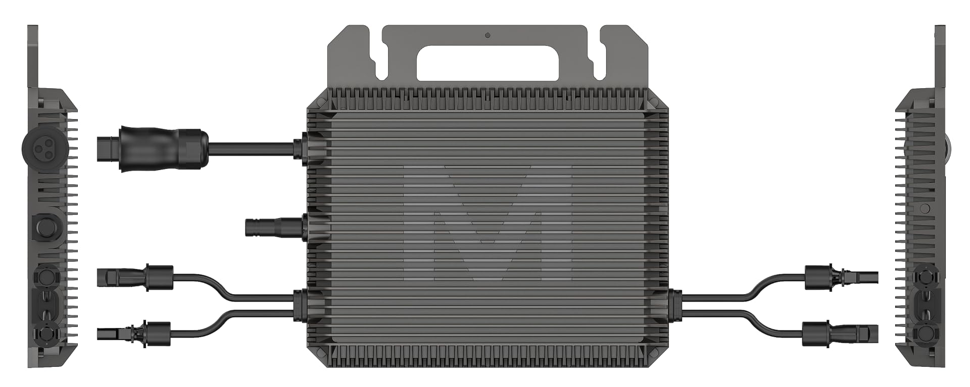 BATENORY 800W Wechselrichter 2 MPPT Tracking und WiFi App-Steuerung, Leistung einstellbar 500W-800W Micro Wechselrichter Balkonkraftwerk für PV Module - 5m Kabel