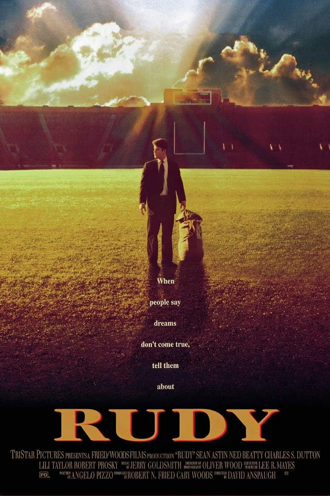 Rudy Movie Poster (Regular Style) (Size 24 x 36 inches