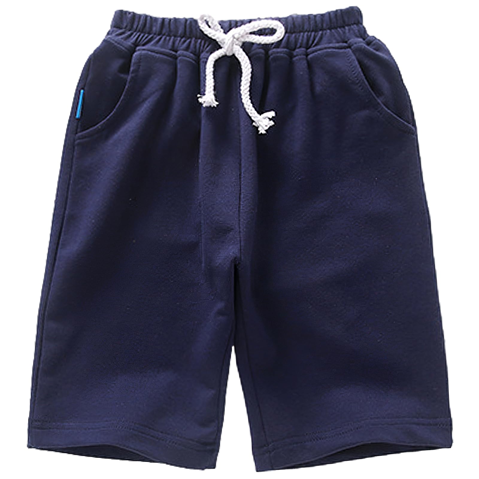 amropi Niños Shorts Pack de 3 Pantalones Cortos Cordón Casual Cintura Elástica Pantalón con Bolsillos para 3-13 años