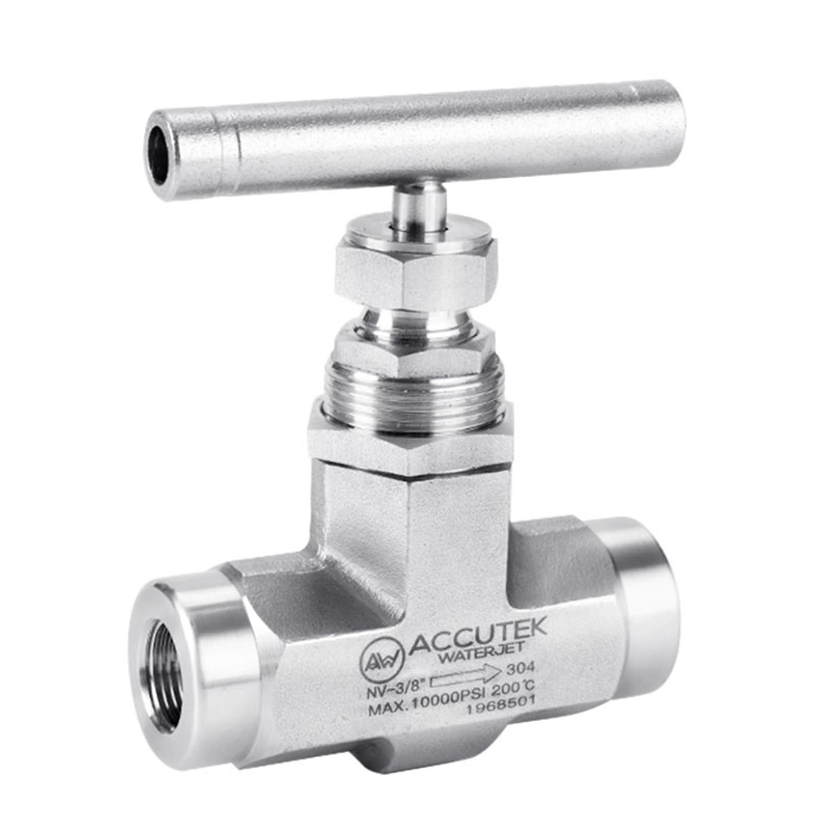 Vanne d'arrêt haute pression 10000psi taraudée femelle en acier inoxydable 316 J13-320P
