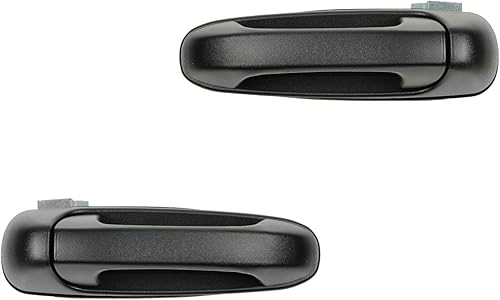 TRQ Juego de manijas de puerta exterior izquierda y derecha, para el lado del conductor, compatible con Jeep Grand Cherokee 1999-2004 Liberty