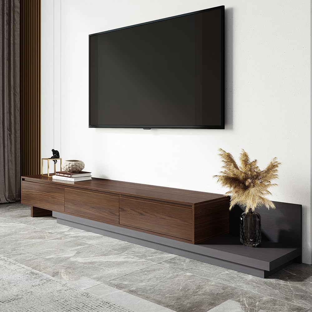 homary Extendable TV Stand with 3 Drawers