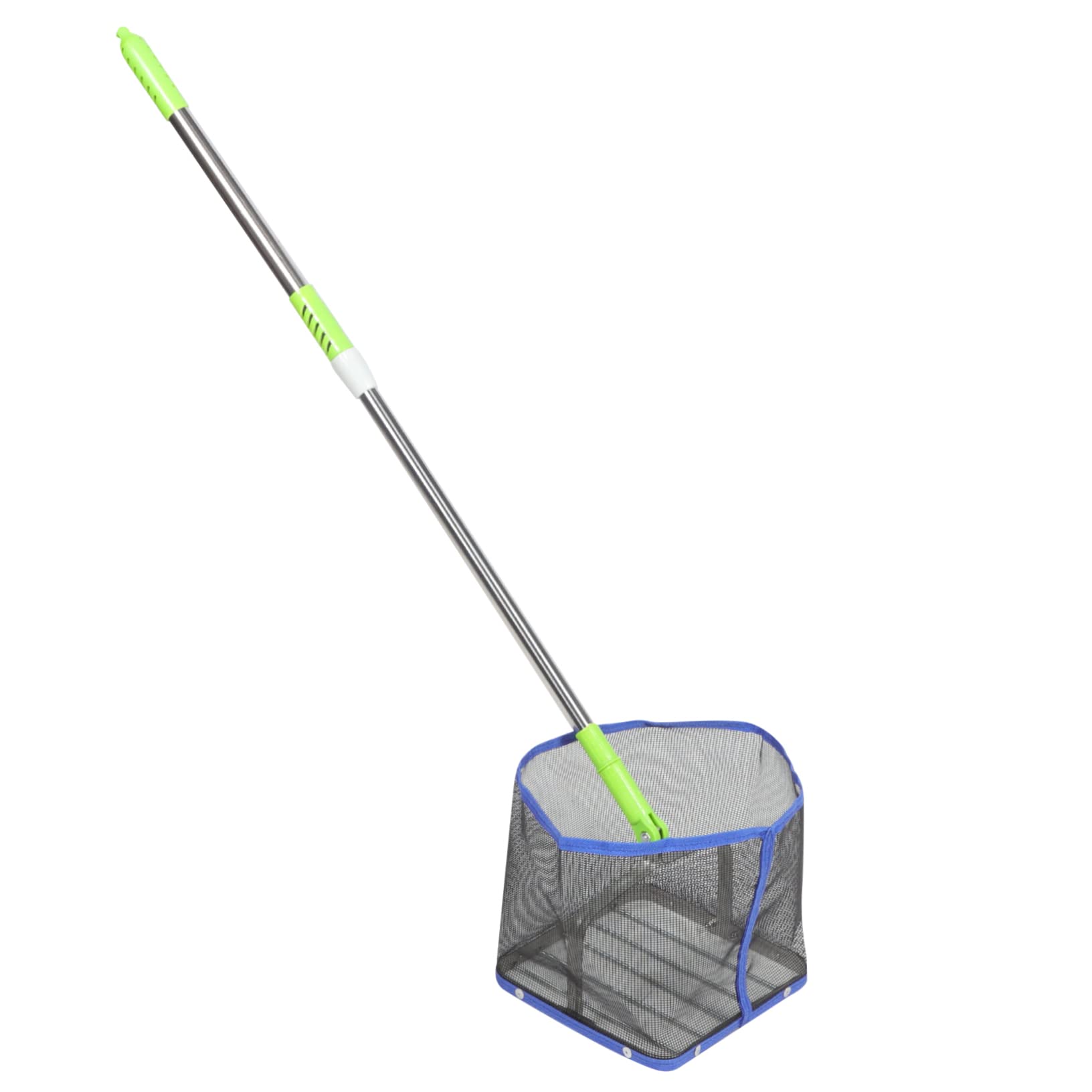 VANZACK Recolector de Pelotas de Tenis de Mesa Red con Mango Largo de Acero Inoxidable