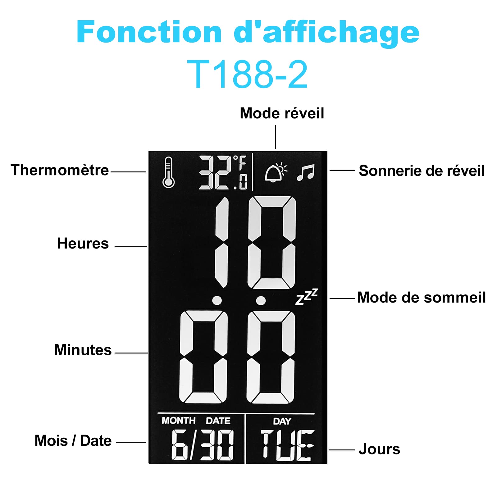 Schreibtischlampe mit Uhr, Wecker, Nachtlicht, Stifthalter, dimmbar, Rosa