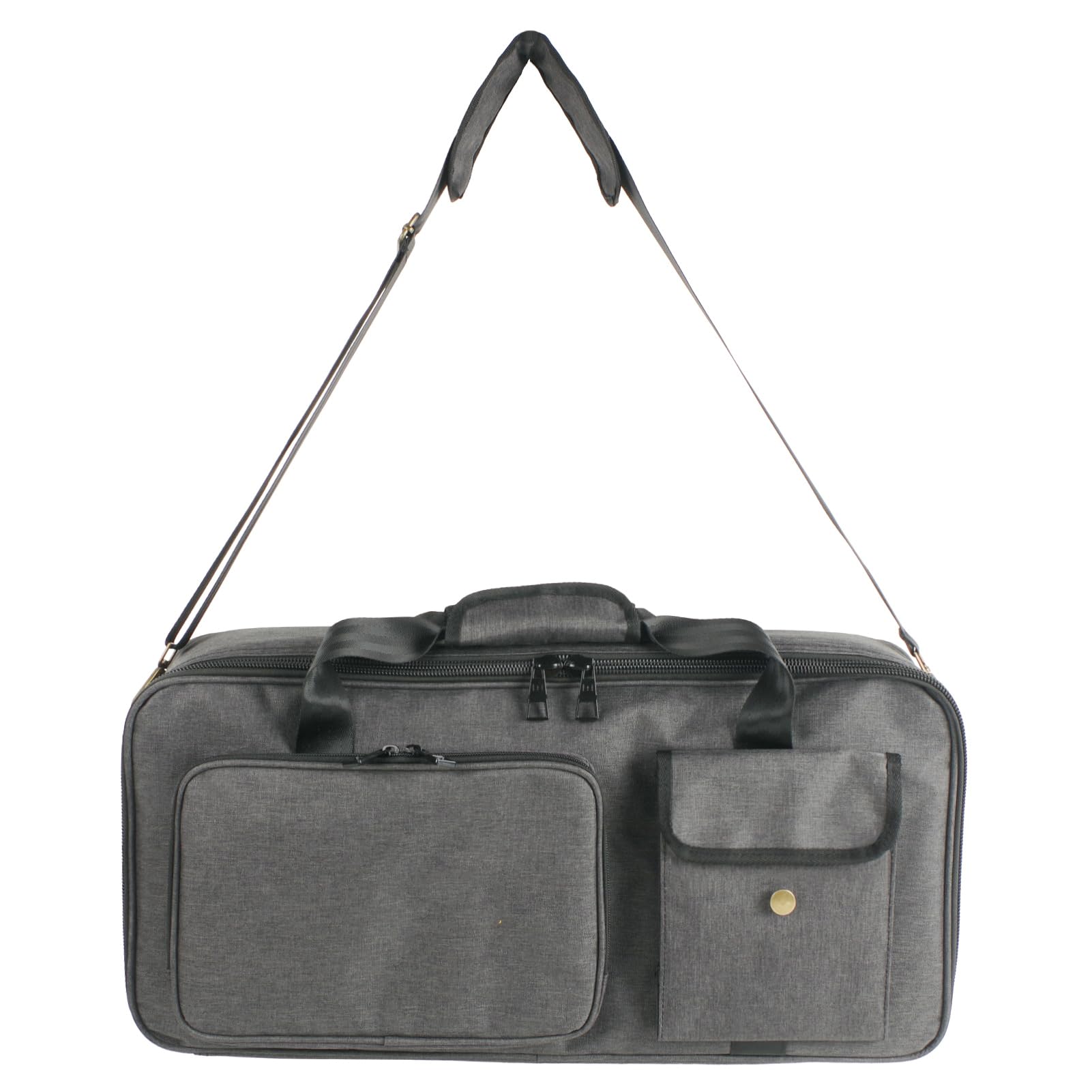 Fabater Torba Desek Gitarowych dla Bossa, dla Linii 6, dla Digi Tech, Miękka Torba do Przenoszenia do Pedału Wielopoziomowego, Wyściółka 10 Mm do Mikro Kontrolerów, Mikrofonów (L)