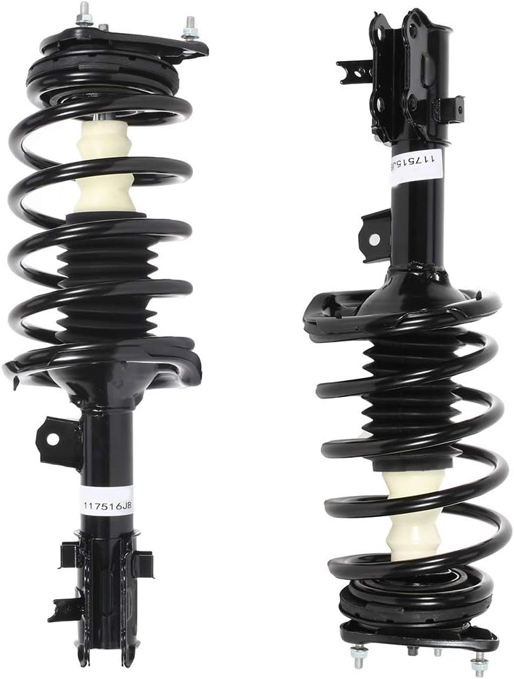Front Left and Right Struts Assembly Shock Absorber with Coil Spring for Hyundai Accent 2006-2011 for Kia Rio 2006-2011 for Kia Rio5 2006-2011,172298 172297