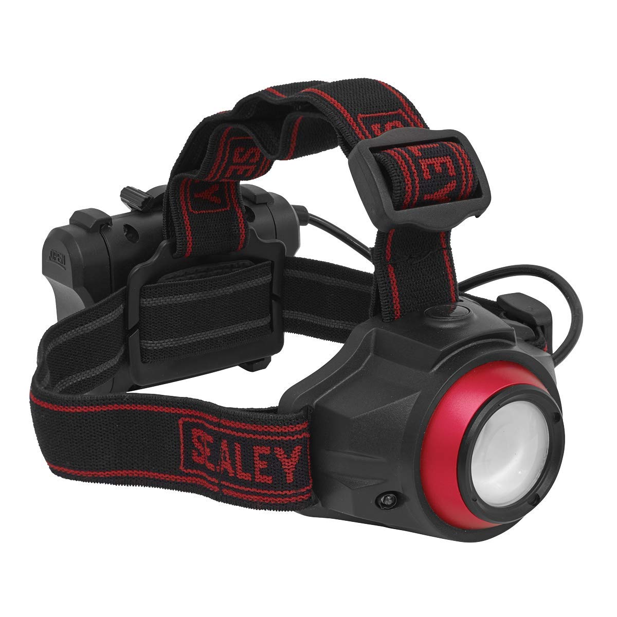 Sealey Black Rechargeable Cob Led Auto Sensor Head Torch