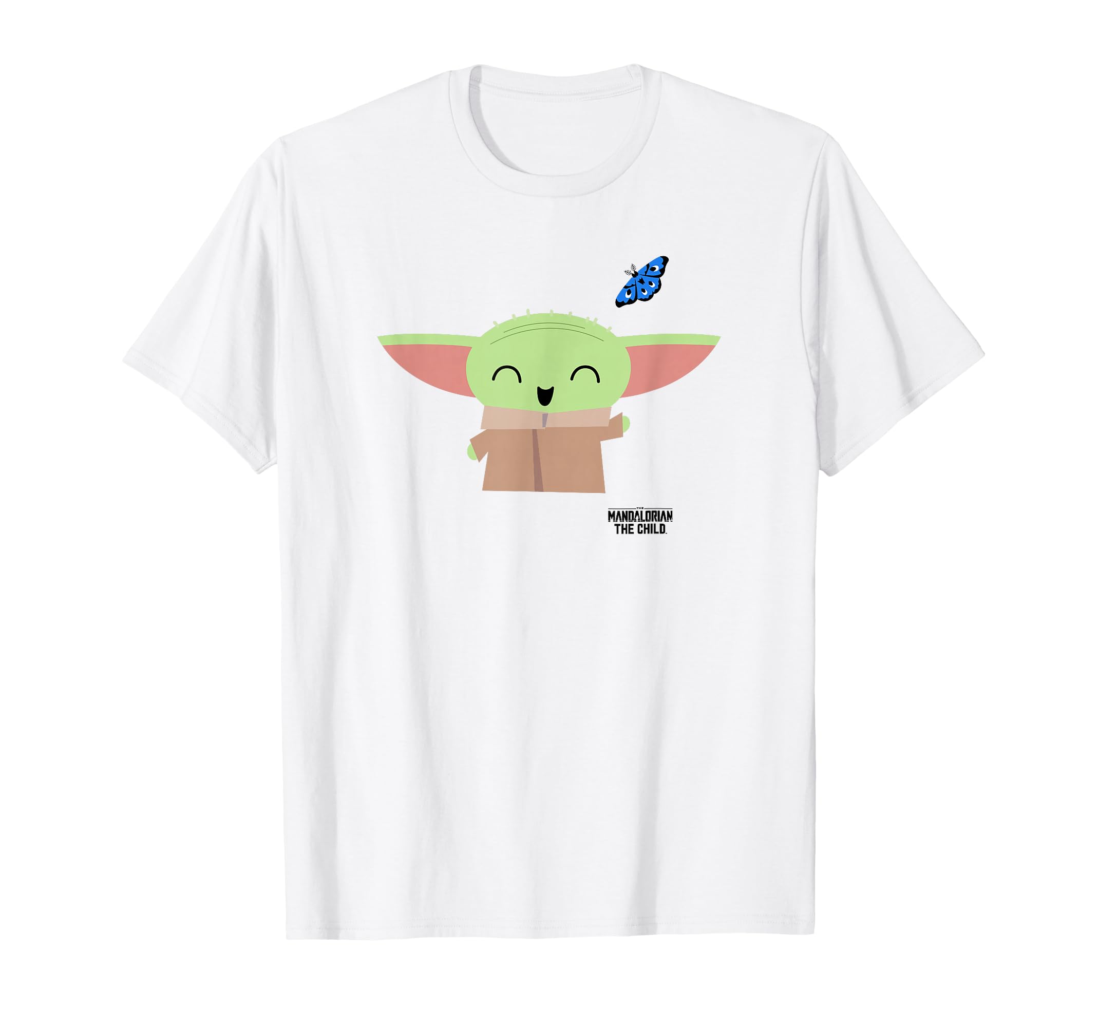 T-shirt Grogu original imprimé papillon Star Wars design Chibi exclusif - 2