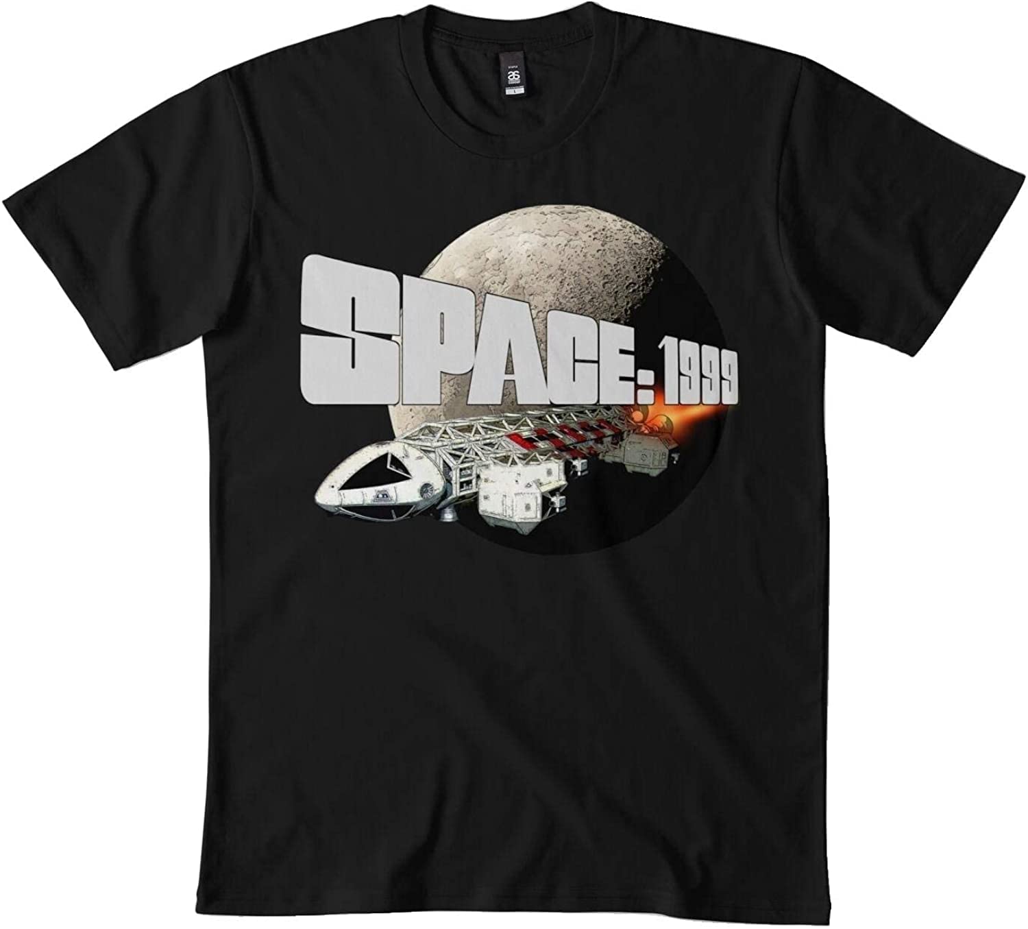 Space 1999 Eagle Transporters Graphic T-Shirt - Large Black, Fan Art Design