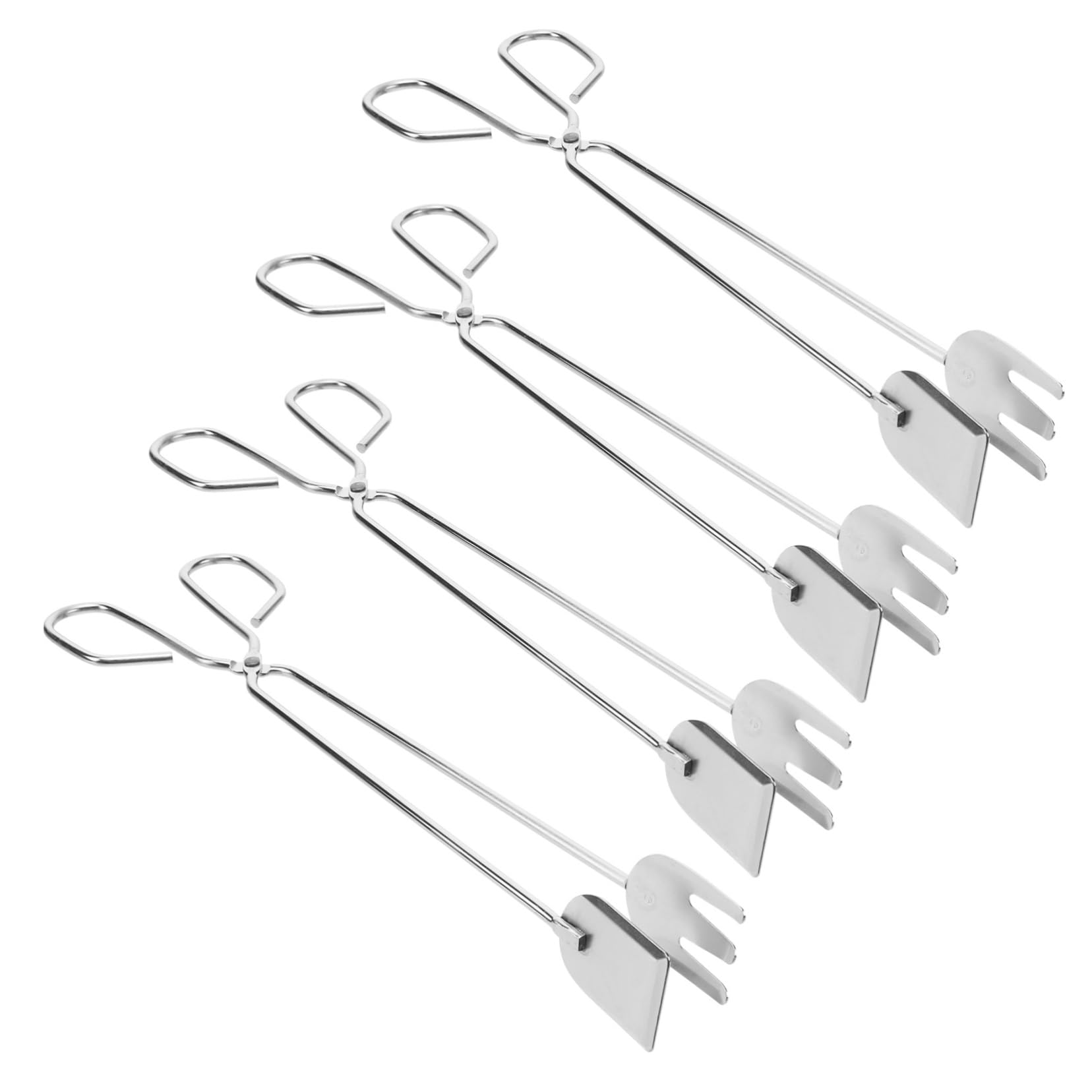 BCOATH 4pcs Garbage Clip Handle Garbage Picker Handicap Grabbers Garbage Clamp Grabber Reacher Gripper Tool Log Grapple Foaming Pump Dispenser Lid Scissor Tongs Serving Handled Reacher