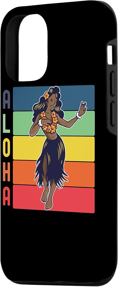 Amazon.co.jp: iPhone 12/12 Pro アロハ、フラガール、ヴィンテージ