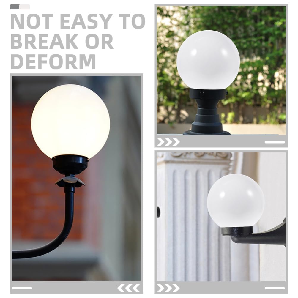 ランプシェード Amazon.co.jp: YARDWE ホワイト アクリル 交換用 グローブ