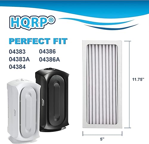 Miniatura 3 de HQRP Paquete de 2 filtros compatibles con Hamilton Beach 04383 04384 04385 04386 TrueAir Compact Pet, pieza de repuesto 990051000