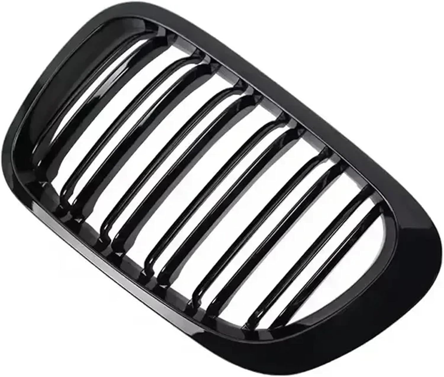 Compatible with BMW 3-Series E46 1998-2001 2/4 Doors Car Front Kidney Grill 318i 320i 325i 330i Gloss Black Racing Grille Accessories(2 Door Gloss Black)