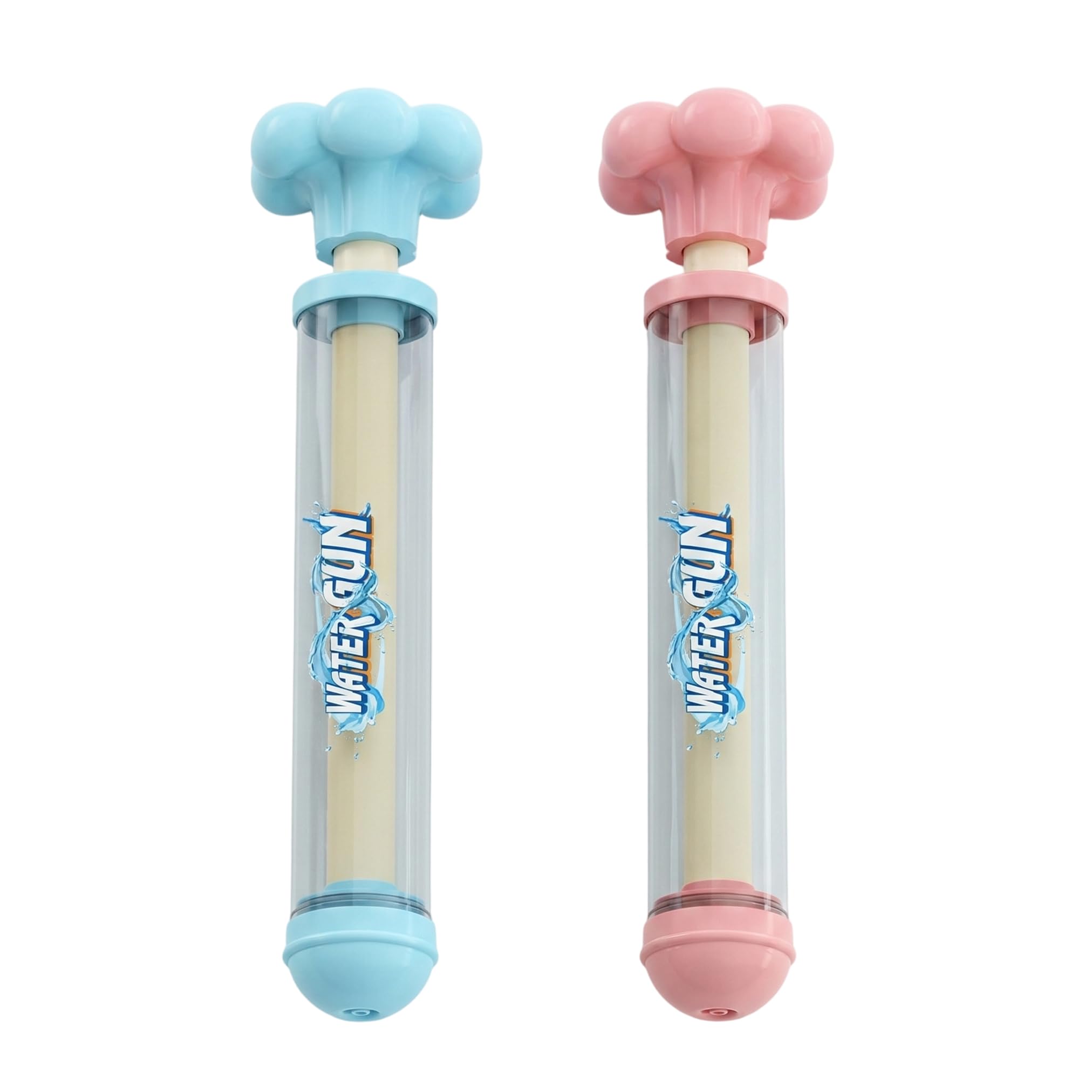 2 Firework Water Guns with Pull-Out Spray – Interactive for All