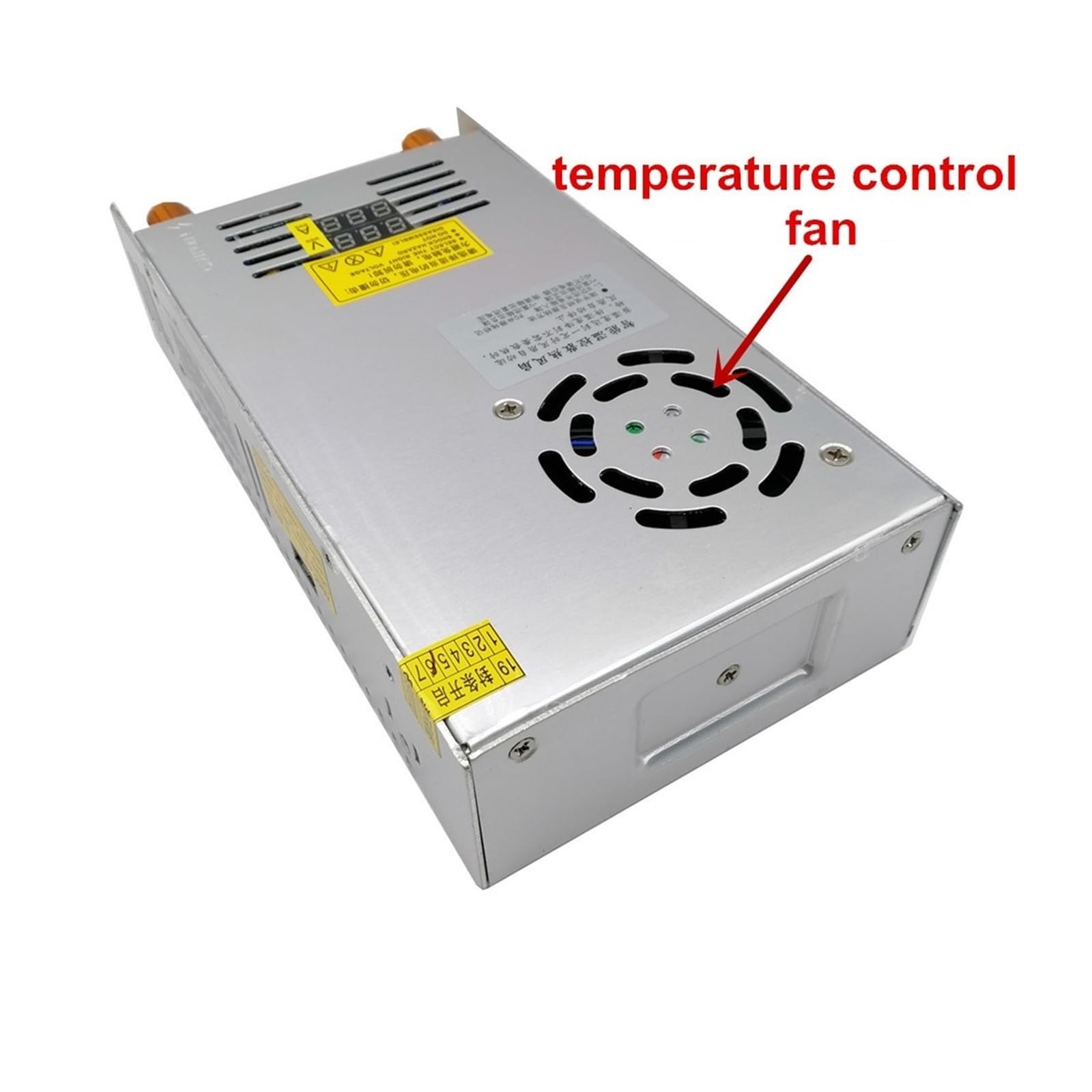 Einstellbares 480-W-Gleichstrom-Schaltnetzteil mit digitaler LED-Anzeige (0–220 V), LED-Treiber, Konverter, Transformator geringe Geräuschentwicklung(0-36V 15A)
