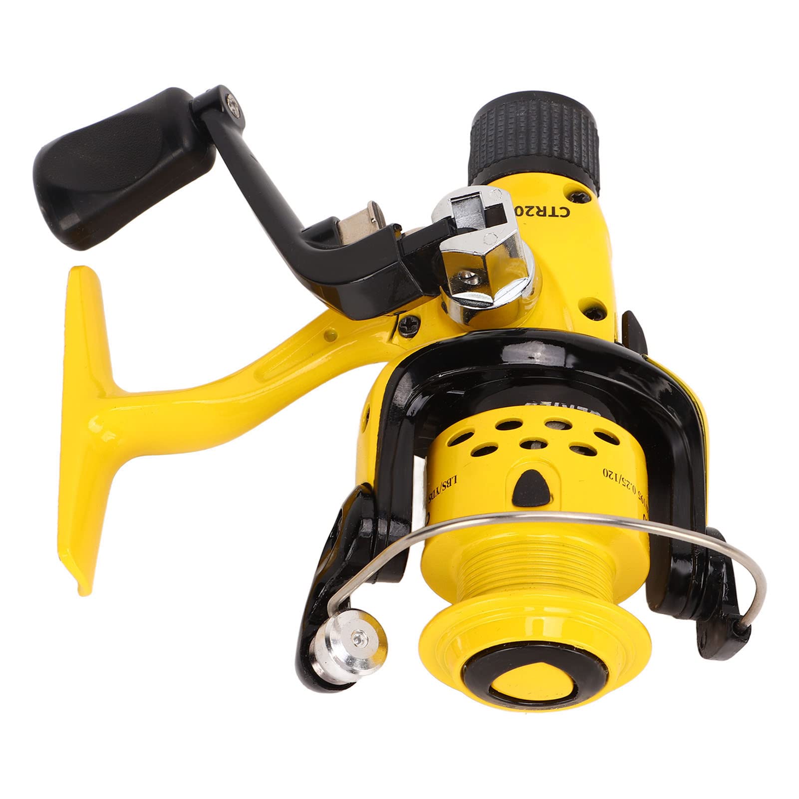 huleo Fishing Reel, Finely Machined Fishing Wheel Reel Comfortable Handle for Freshwater (CTR2000)-picture-20