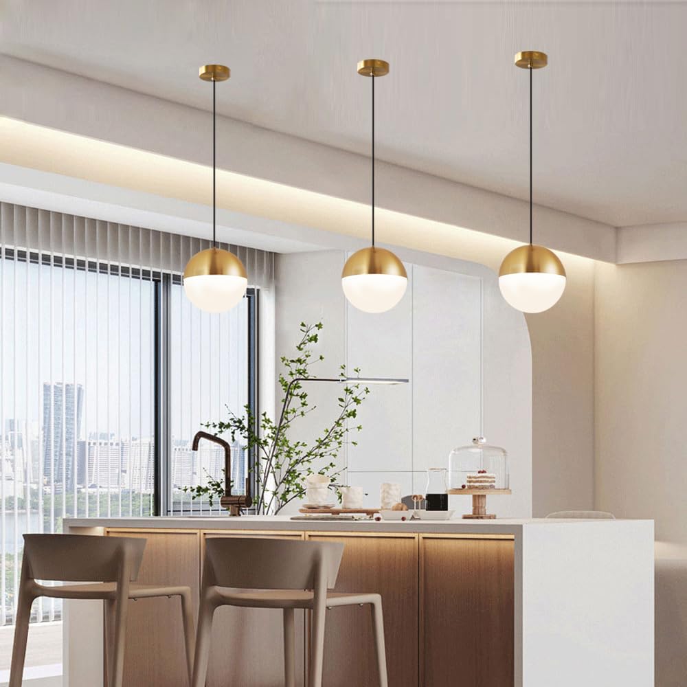 Lámpara Colgante de Cristal de Estilo Industrial Moderno