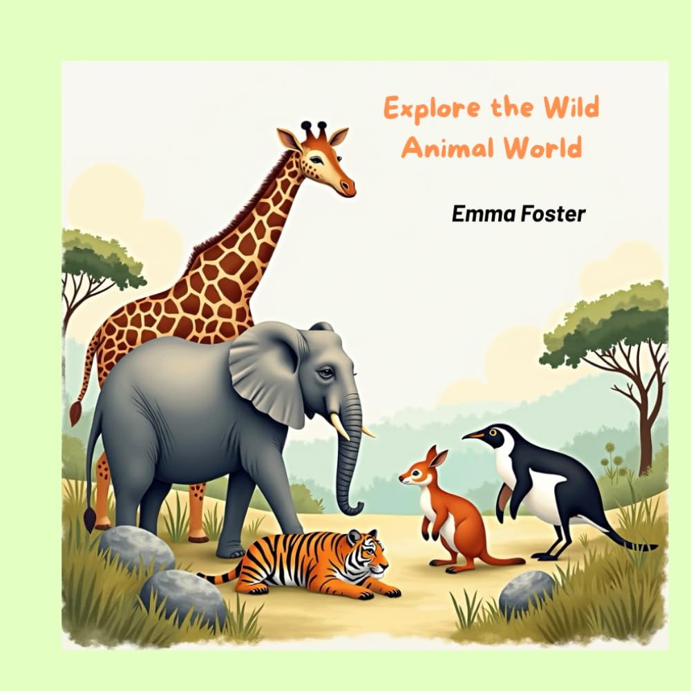 Explore the Wild Animal World: A Calm and Educational Animal Book for Young Explorers