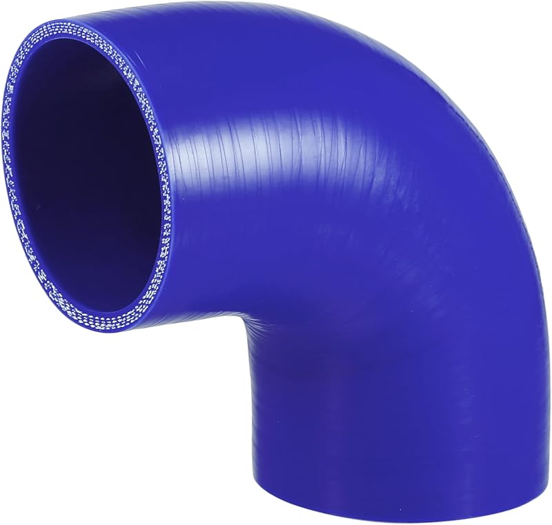 Mangueira de silicone para radiador X AUTOHAUX 80 mm, 90° azul – 1 unidade