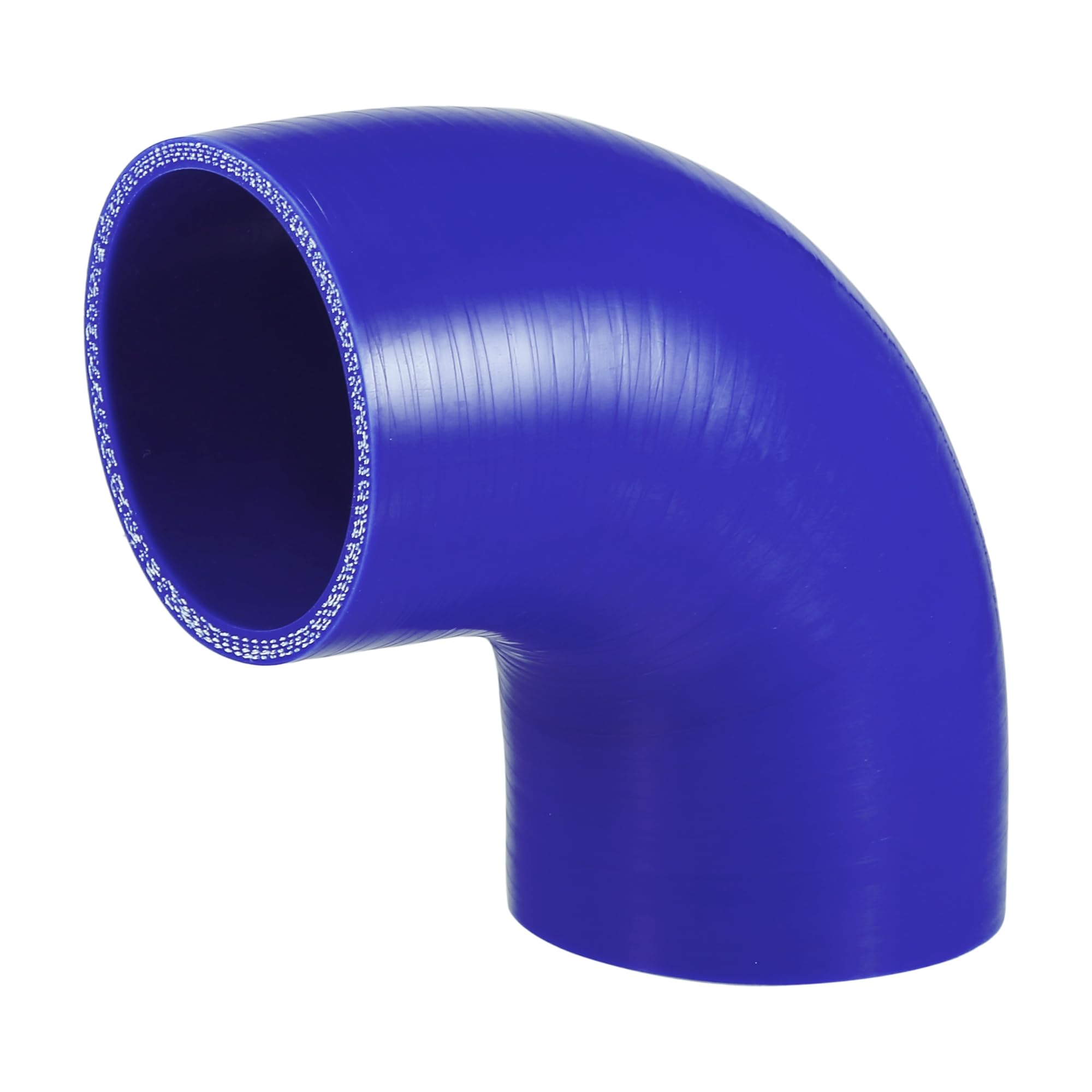 QUARKZMAN Tubo In Silicone Blu 1 Pz Per Auto 90 Gradi Diametro Interno 80mm | Spessore 5mm, Temp -60°C~300°C, Pressione 1Mpa, Per Auto, Liquido Raffreddamento, Olio, Freni, Antigelo, Aria Calda/Fredda