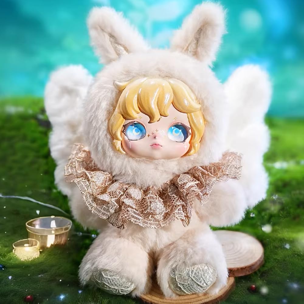 niannyyhouse Plüschpuppe Blind Box, Snow Trace Whispers Serie, 16,8 cm, gefüllte Plüschfiguren, niedliche Sammlerstück-Geschenke (1 Stück)