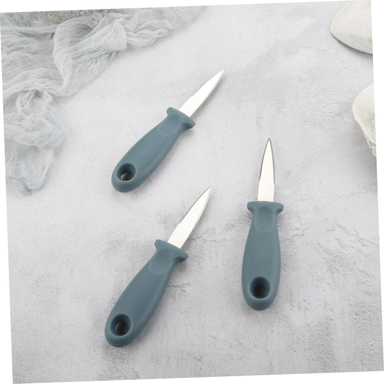 Austernöffner Mit Holzschale & Handschutz - Sicherer Austernhalter Für Küche & Party