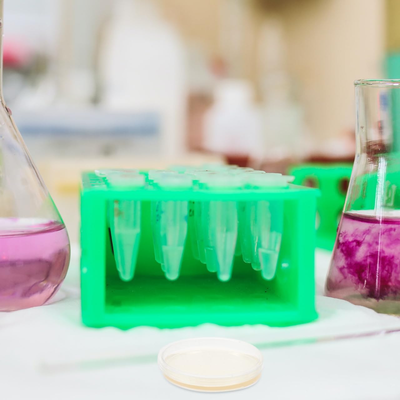 Mipcase Plaques D'agar Lb Prêtes À L'emploi 9cm - 10 Pièces Pour Cultures Microbiennes IdéAles Pour Laboratoires Et Projets Scientifiques