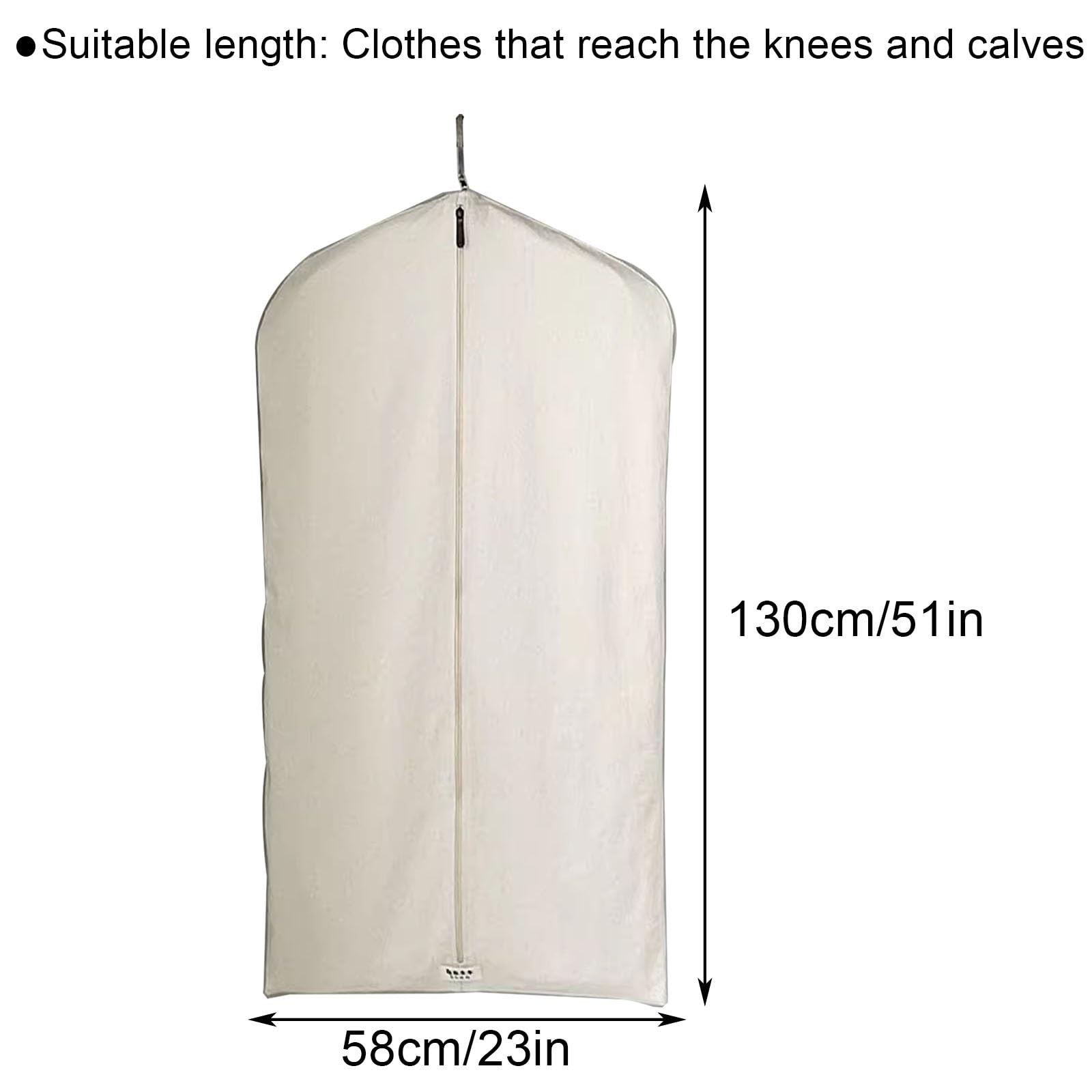 Bolsas de ropa para almacenamiento de ropa, protectores de tela de algodón para chaquetas, abrigos, suéteres y camisas