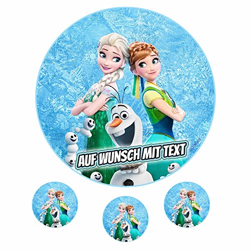 Tortenaufleger Fototorte Oblate Tortenbild Geburtstag eßbar Motiv: Frozen Eiskönigin 01 (Oblatenpapier) Cover