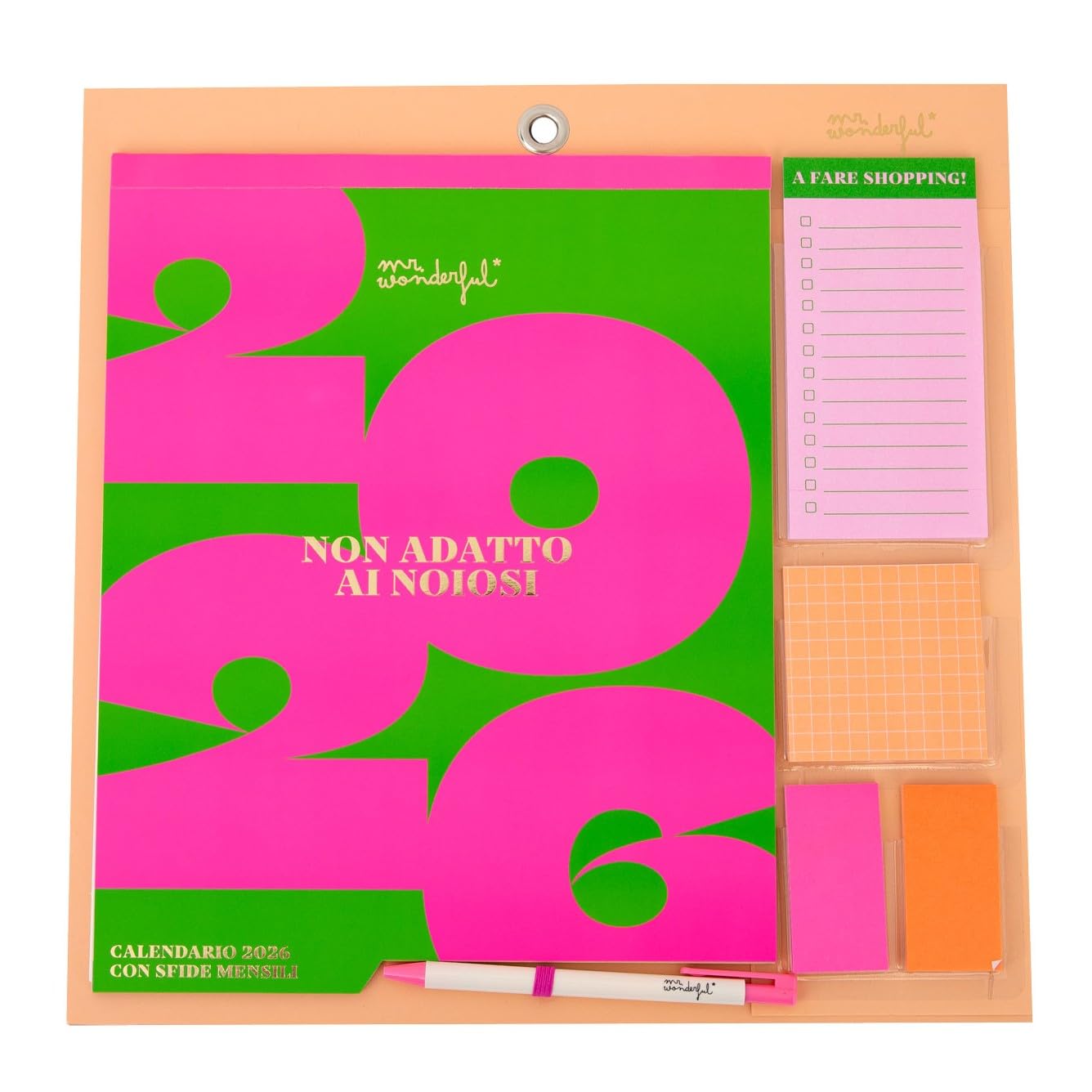 Mr. Wonderful - Desk Calendar 2026 - Not for Boring People