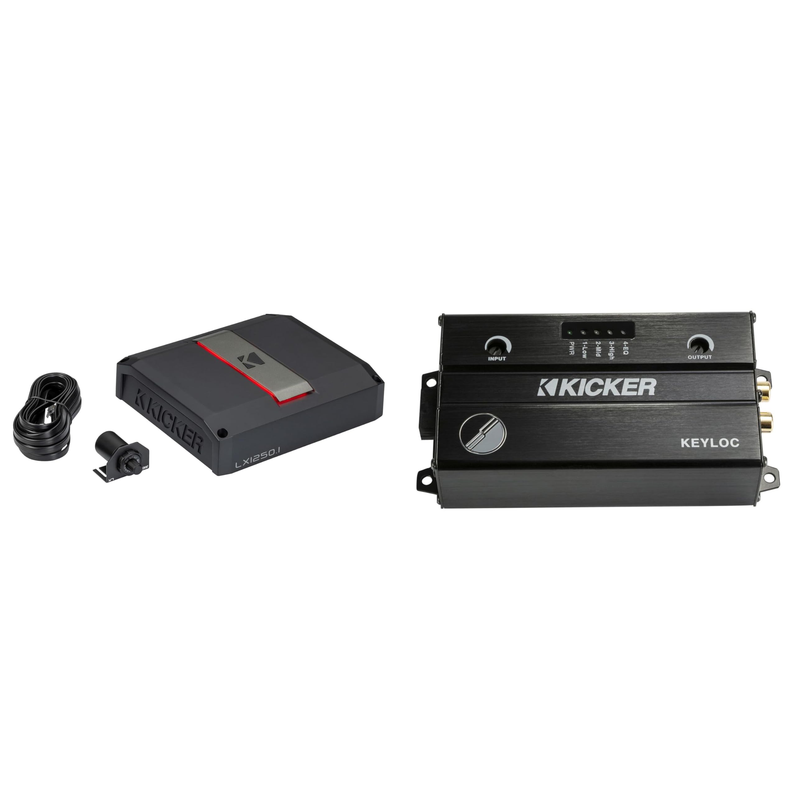 Kicker LX1250.1, KISL, 1250w Mono Class-D Subwoofer Amp (51LX12501)