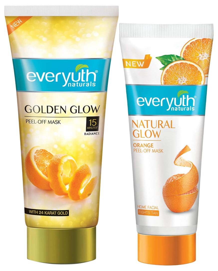 Everyuth Naturals Orange Peel Off Maske – 90 G, Für Natürlichen Glow, Alle Hauttypen
