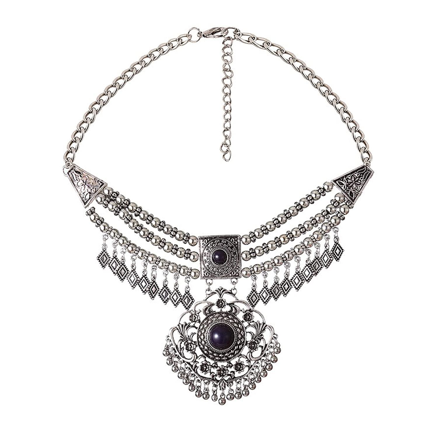 Oxidised Necklace for Women and Girls-image-11
