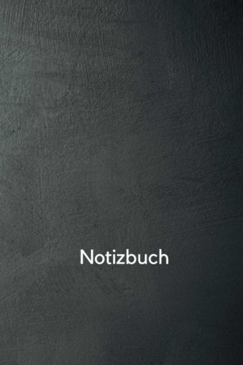 Dunkelgrau Farbe Design Notizbuch: 120 linierte Seiten