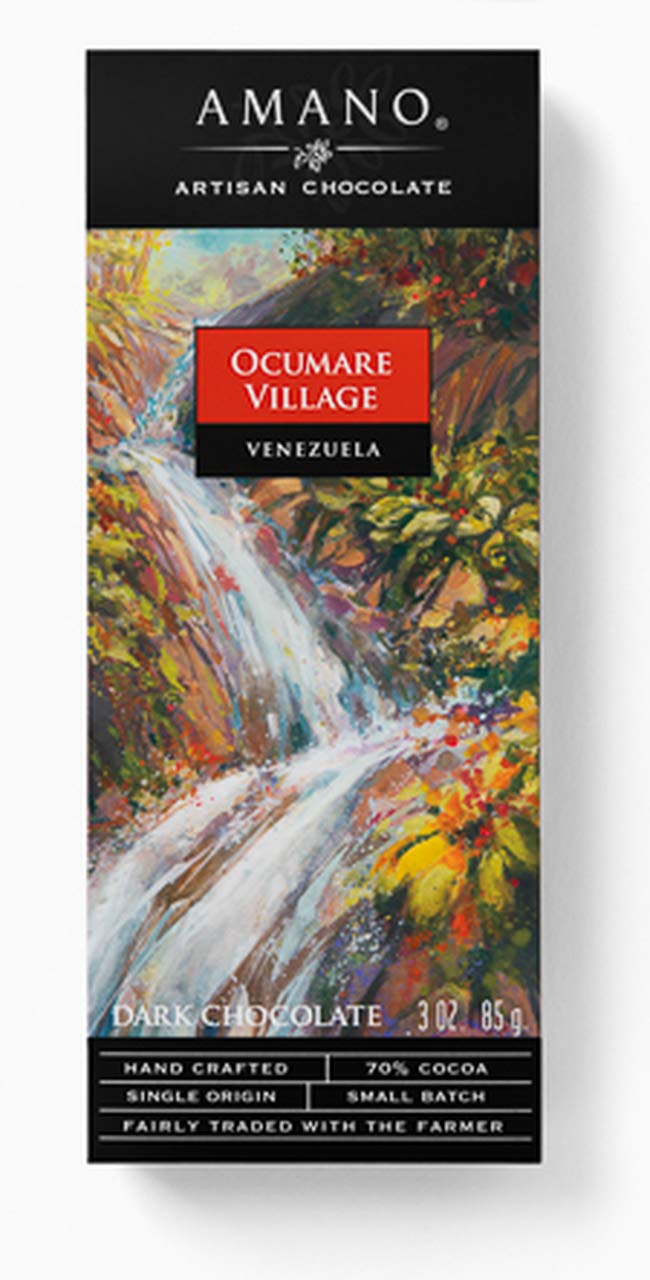 Amano Artisan Chocolate Dos Rios Dark Chocolate Bar 70%, 3 OZ