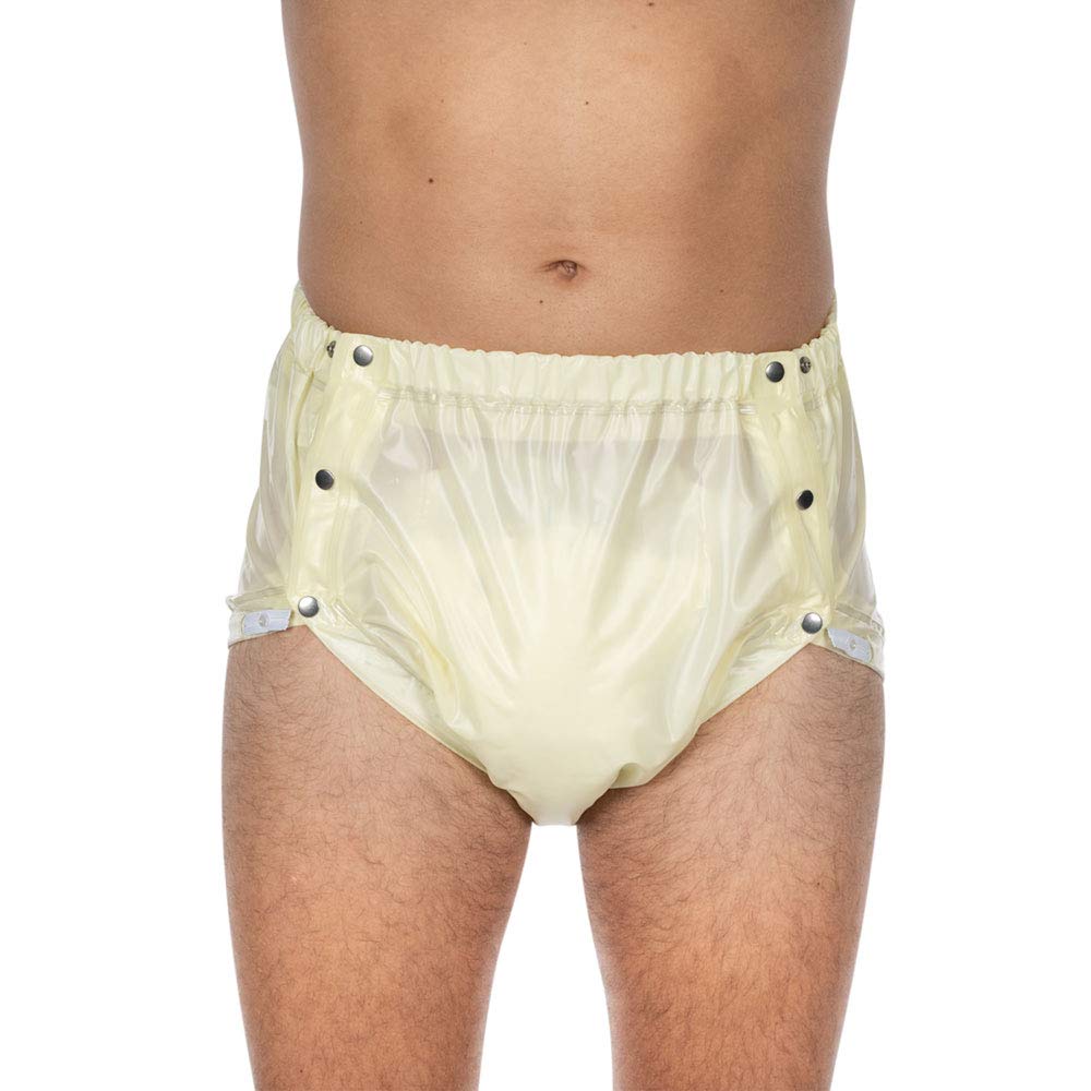 Suprima Inkontinenz-Slip PVC mit verstellbarem Beingummi in Softgelb XL